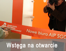 wstega na otwarcie z nadrukiem